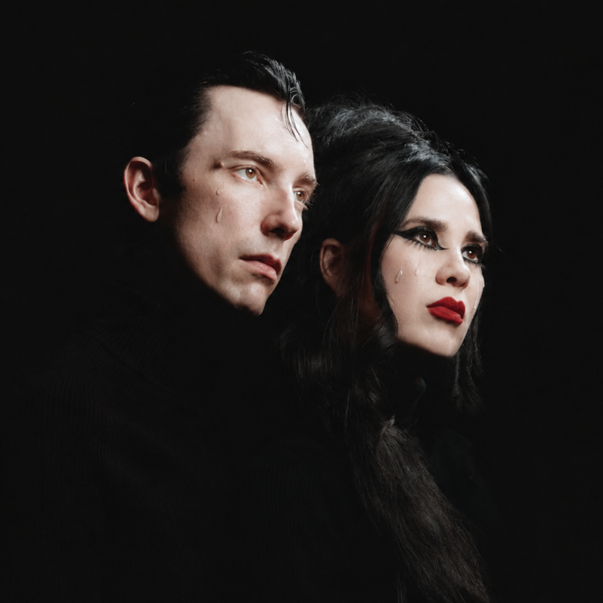Alexandra James y Zachary James de Twin Temple promocionan el álbum Doomed Lovers.